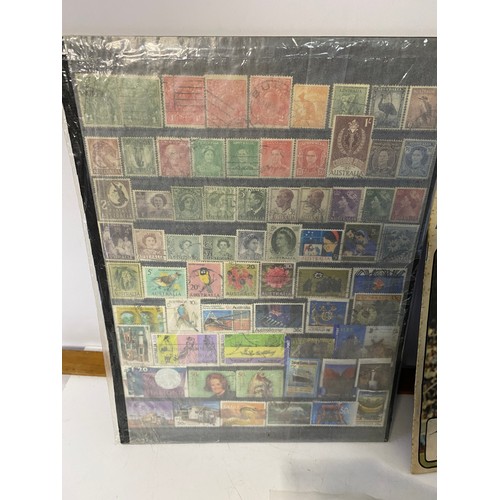 488 - Miscellaneous cigarette cards, bubble gum cards, stamps and postcards with Royal Mail 2004 yearbook