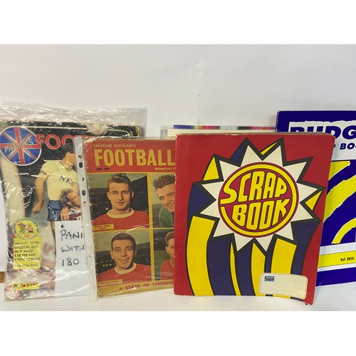 487 - Football ephemera including programmes, tickets, stickers and trade cards