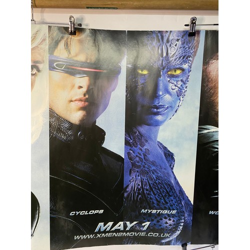 486 - 17 posters including X Men 2, Alien v's Predator and Indiana Jones