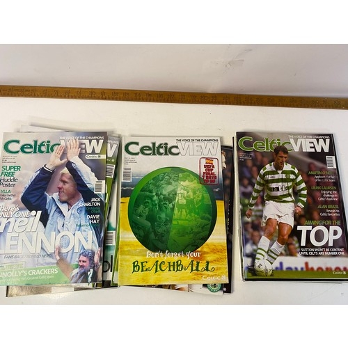 372 - Selection of 27 x 'Celtic View' from 02/03 and an 04 Celtic View 148 page summer special