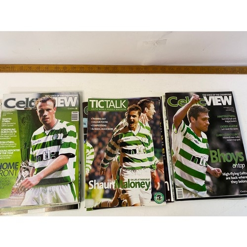 372 - Selection of 27 x 'Celtic View' from 02/03 and an 04 Celtic View 148 page summer special