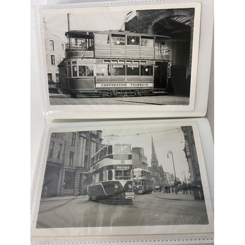 505 - Album of Scottish Corporation Tram Photo's from Aberdeen, Airdrie, Ayr, Dundee, Falkirk and Wemyss