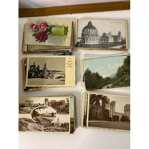 598 - Box of approximately 6-700 vintage postcards.