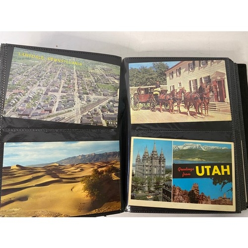 545 - Album of USA and Canada postcards