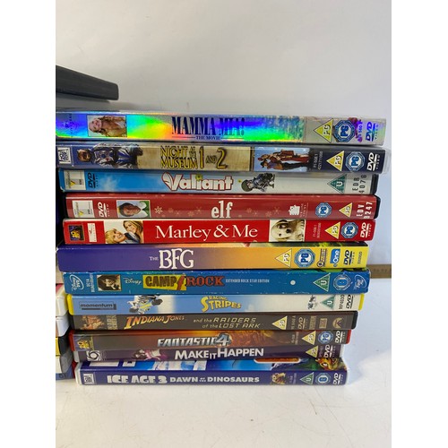 138 - Venturer in car DVD system in working order plus a selection of family DVDs