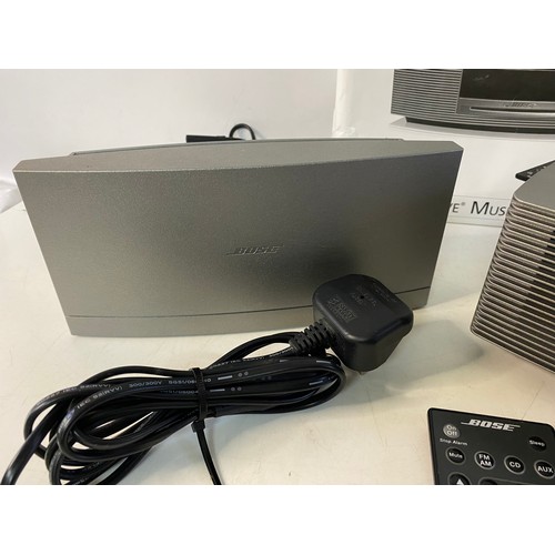 164 - Bose Wave music system with DAB module and remote, fully tested and working.