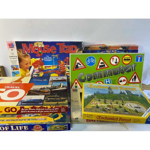 208 - Selection of vintage board games including Cluedo, Enchanted Forest, Game of Life and more