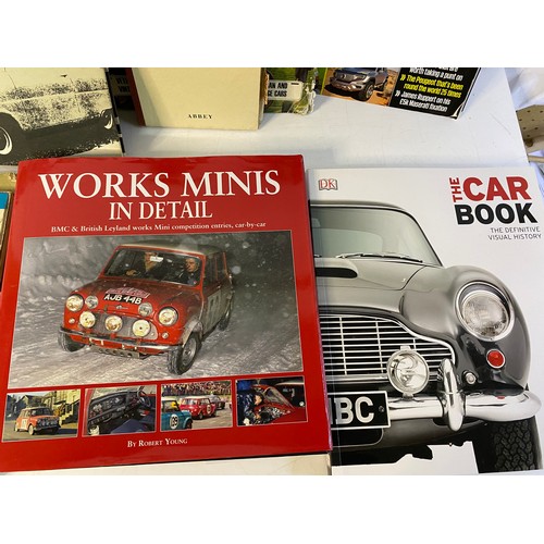 219 - Selection of books, some vintage, on cars and motoring.