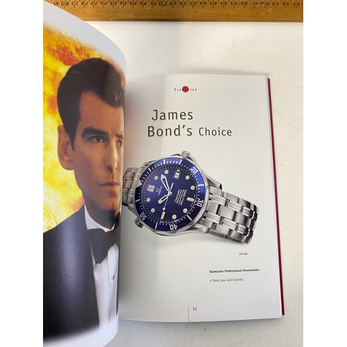 409 - Omega original catalogue 116 page edition with Pierce Brosnan, Sir Peter Blake and the America's Cup... 