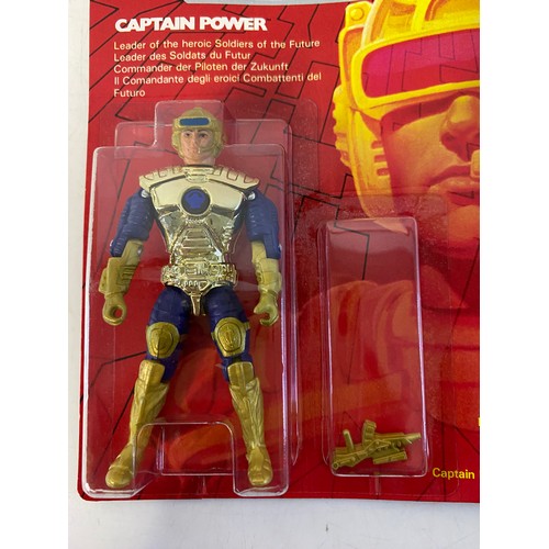 412 - Vintage Captain Power in new sealed condition on card from the TV series. Captain Power and The Sold... 