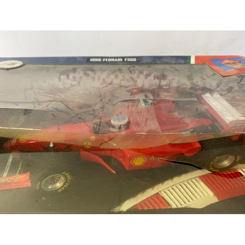 435 - Mattel 1:18 Ferrari F300 Schumacher 1998 limited edition, some damage to box