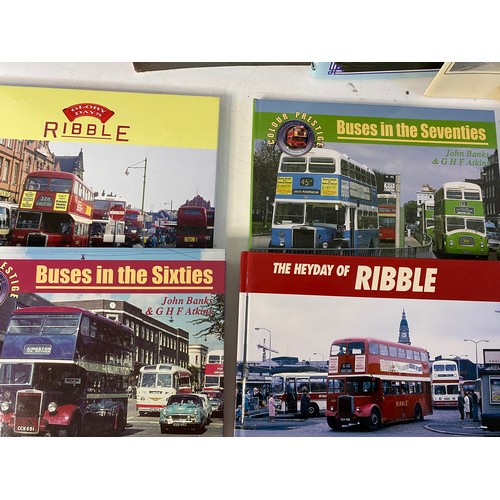 454 - Collection of books and magazines on buses