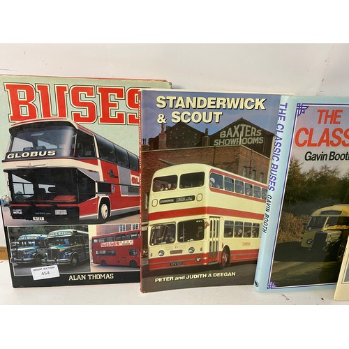 454 - Collection of books and magazines on buses