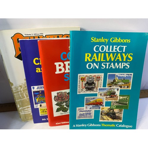 235 - Box of stamps and stamp collecting paraphernalia.