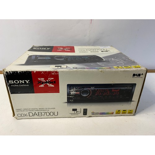 245 - Sony CDX-DAB7000 car stereo in box, not tested.