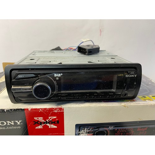 245 - Sony CDX-DAB7000 car stereo in box, not tested.