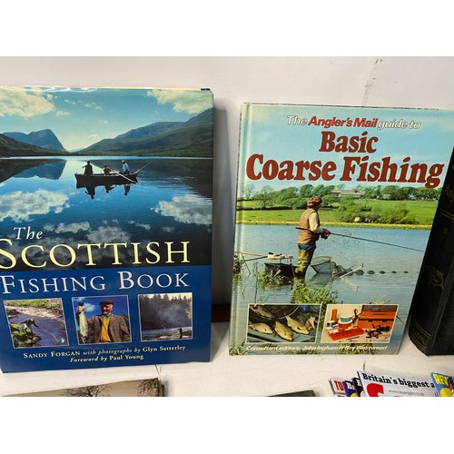 261 - Selection of mostly vintage books on fishing