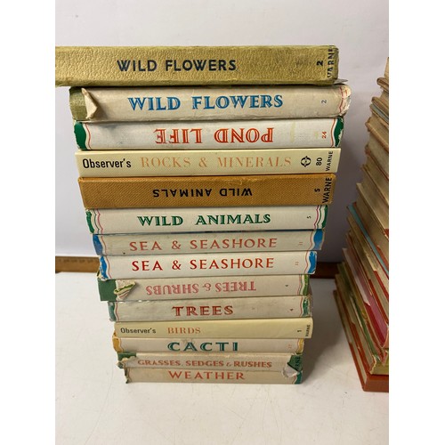 265 - Box of vintage Observer books and Red Guides