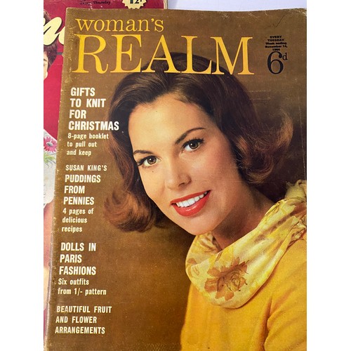 360 - Collection of vintage Woman's Weekly and Woman's Realm magazines