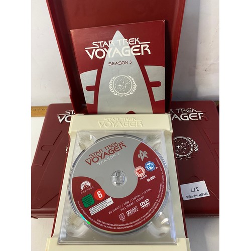 377 - Star Trek Voyager DVD's Seasons 3,4,5,6,7