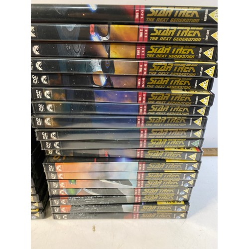 378 - Collection of DVD's including 35 x DVD's Star Trek Next Generation, 9 x Star Trek The Movie Collecti... 