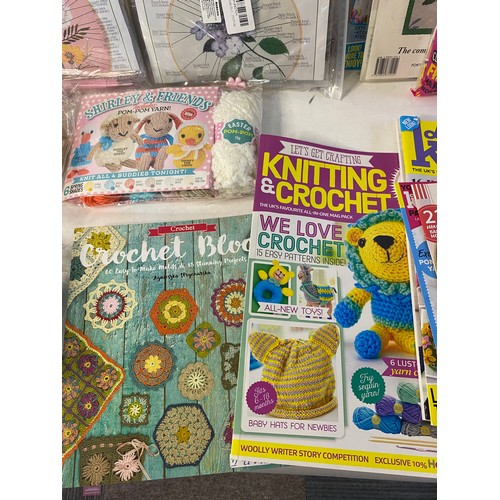 500 - Selection of craft magazines for knitting and crochet