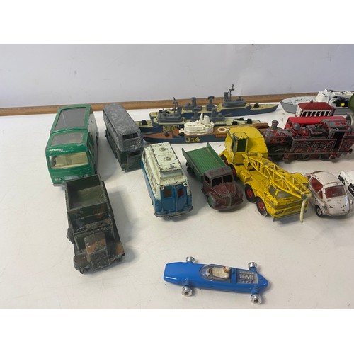 290 - Selection of vintage die cast vehicles from Dinky, Corgi and Matchbox.