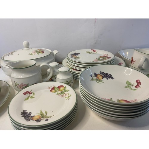 293 - 44 piece St. Michael  Ashberry tableware comprising of 6 dinner plates, salad plates, side plates, c... 