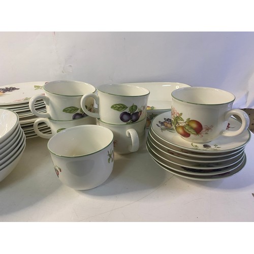 293 - 44 piece St. Michael  Ashberry tableware comprising of 6 dinner plates, salad plates, side plates, c... 