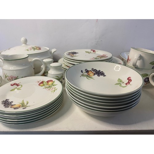 293 - 44 piece St. Michael  Ashberry tableware comprising of 6 dinner plates, salad plates, side plates, c... 