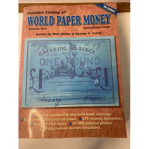 340 - World Catalogue of Paper Money x 3 volumes