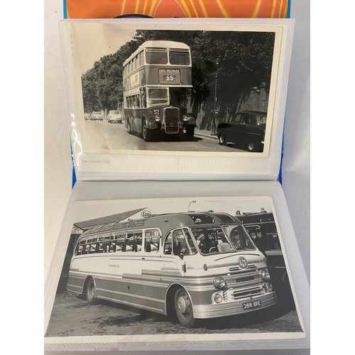 19 - Album of vintage bus photographs