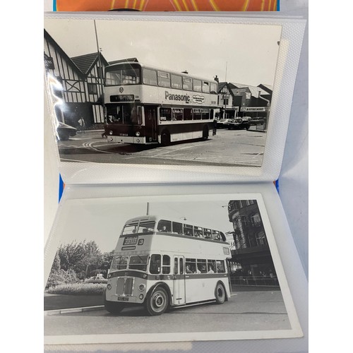 19 - Album of vintage bus photographs