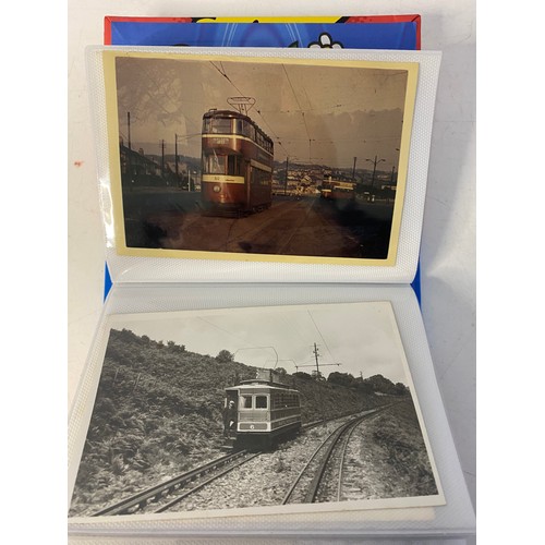 20 - Album of Corporation tram photographs from Blackpool, Isle of  Man, Wallasey, Birkenhead and Freckle... 