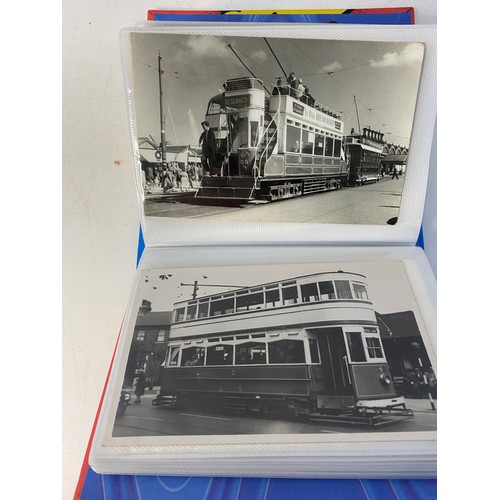 20 - Album of Corporation tram photographs from Blackpool, Isle of  Man, Wallasey, Birkenhead and Freckle... 