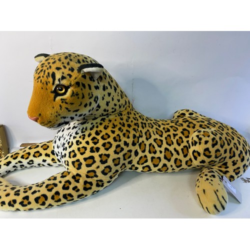 42 - Large stuffed Leopard toy approx 100cms in length.