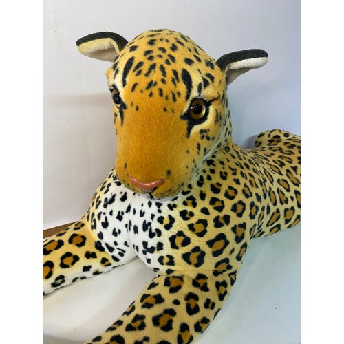 42 - Large stuffed Leopard toy approx 100cms in length.