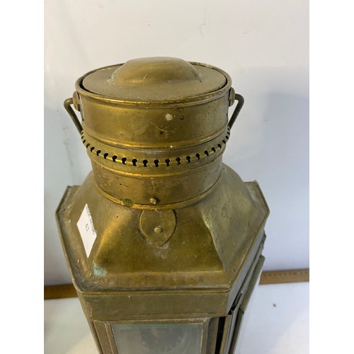 47 - 2 Vintage Brass Lamps.