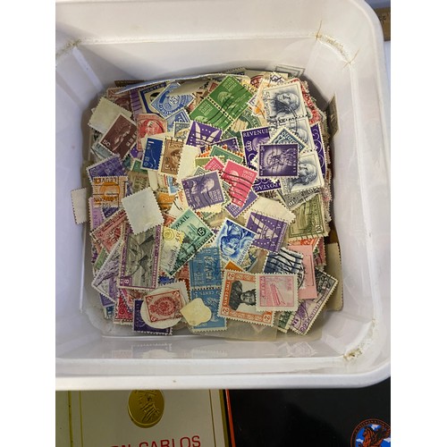 56 - Selection of postal history and selection of Victorian/Edwardian and Georgian stamps.