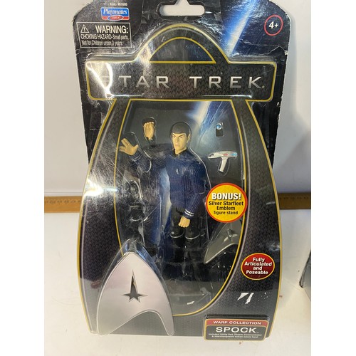 90 - Boxed Star Trek figures of Captain Kirk and Mr Spock