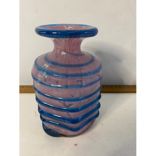 91 - Signed Mdina glass vase.