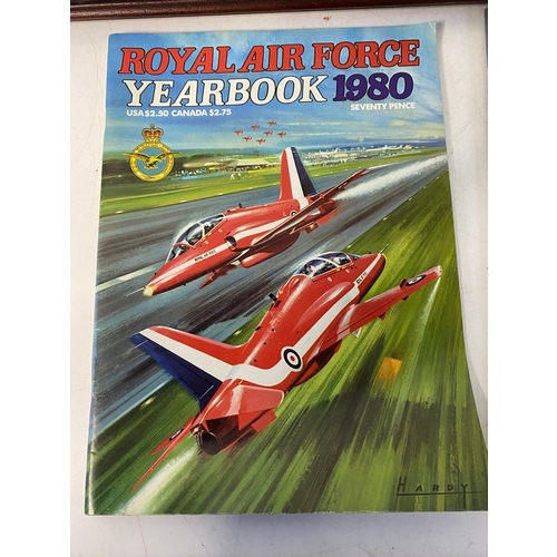 6 - Signed Red Arrows Limited Edition picture and 2 magazines. 67x56cms