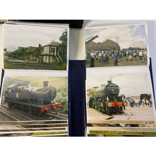 21 - 4 Albums of Railway and Train photographs.