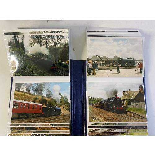 21 - 4 Albums of Railway and Train photographs.