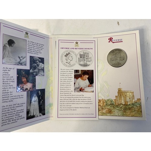 30 - 3 coin packs, First Day Covers, 2 x £5 coins and commemorative coin.