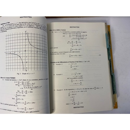 60 - Royal Air Force, restricted air navigation official books 1950 and 1951