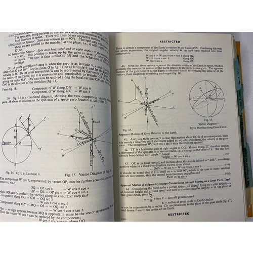 60 - Royal Air Force, restricted air navigation official books 1950 and 1951