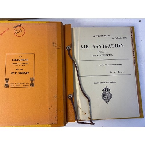 60 - Royal Air Force, restricted air navigation official books 1950 and 1951