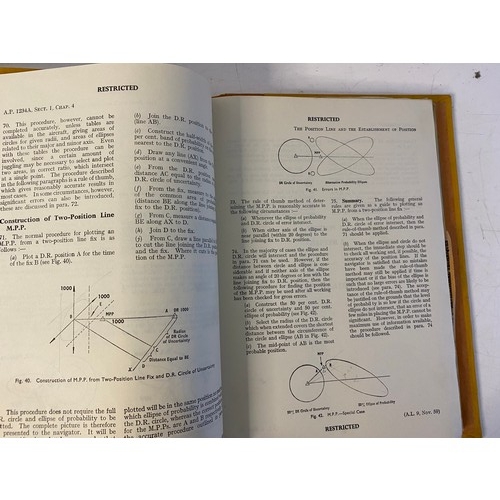 60 - Royal Air Force, restricted air navigation official books 1950 and 1951