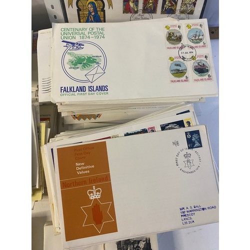 334 - Box of approx 250-300 First Day Covers.